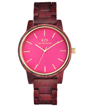 Drewniany zegarek damski Giacomo Design GD08202